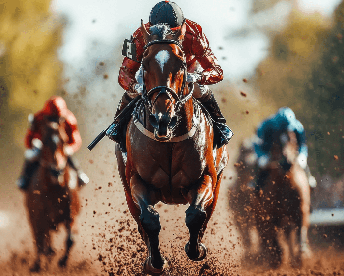 Vainqueur du tournoi hippique — Sergueï Smirnova